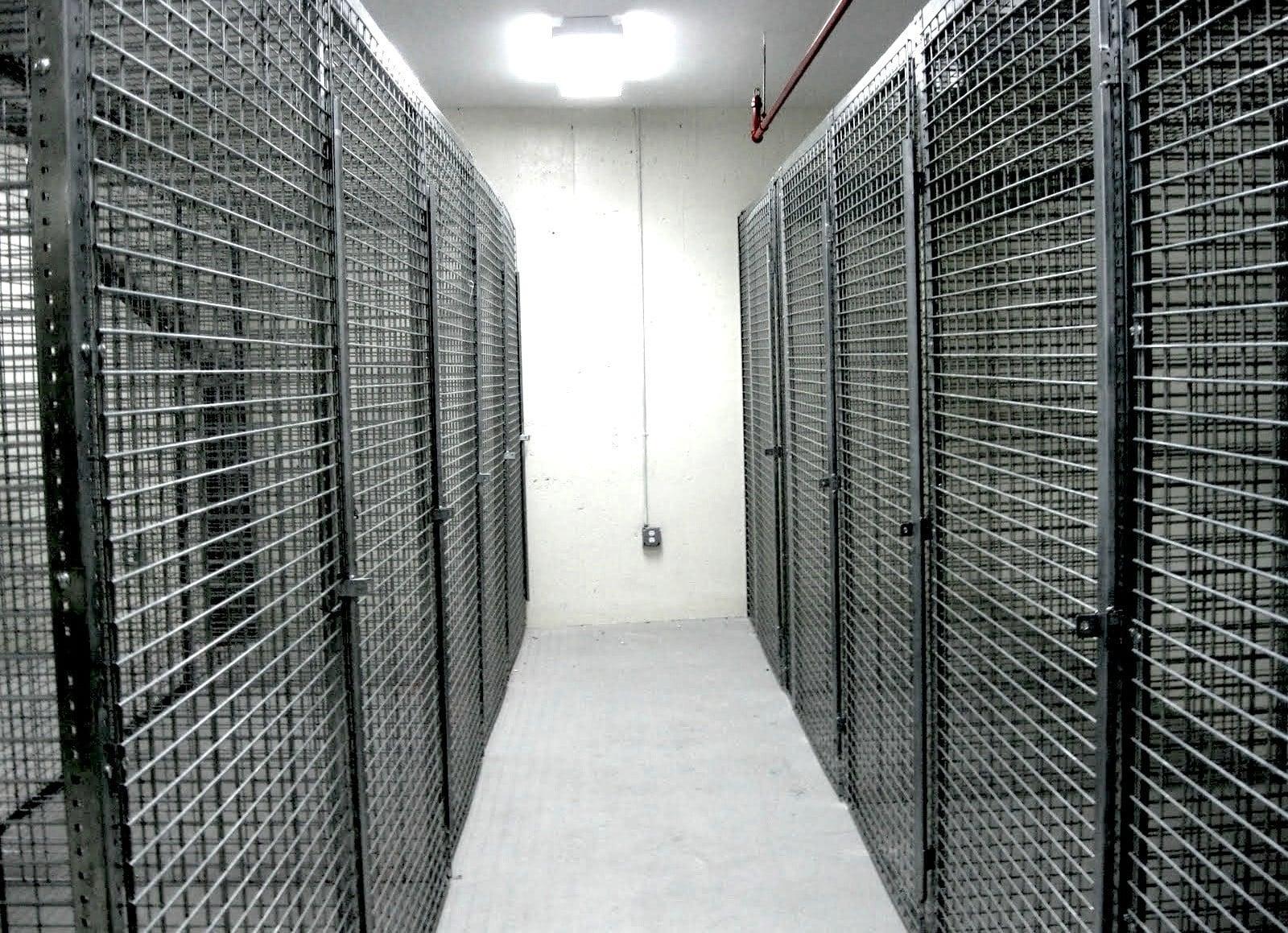 Condominium storage lockers