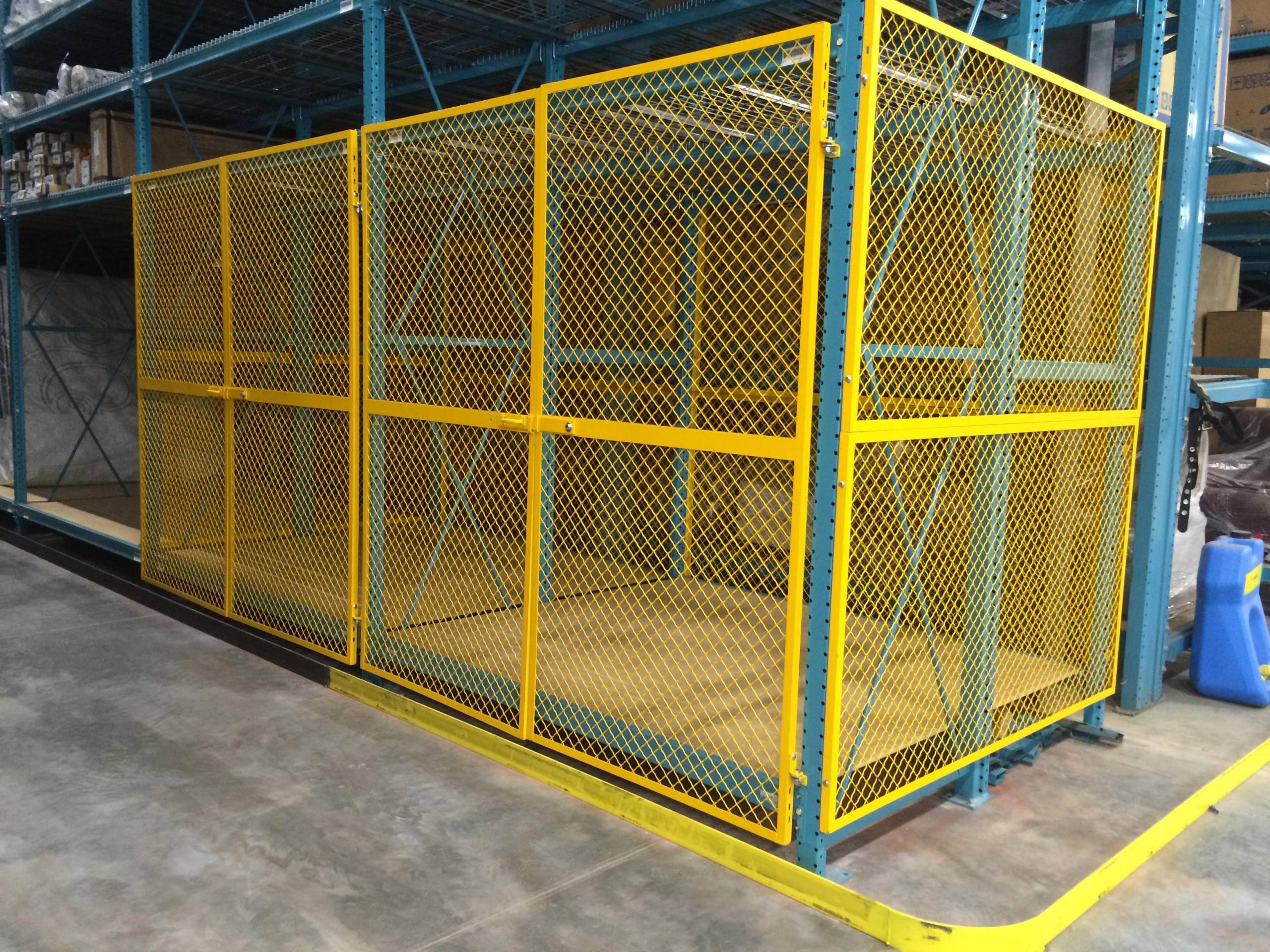 Warehouse security partitions